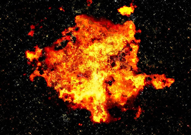tűz, robbanás