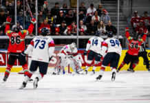 Hoki-vb: történelmi győzelmet aratott a magyar válogatott a britek ellen